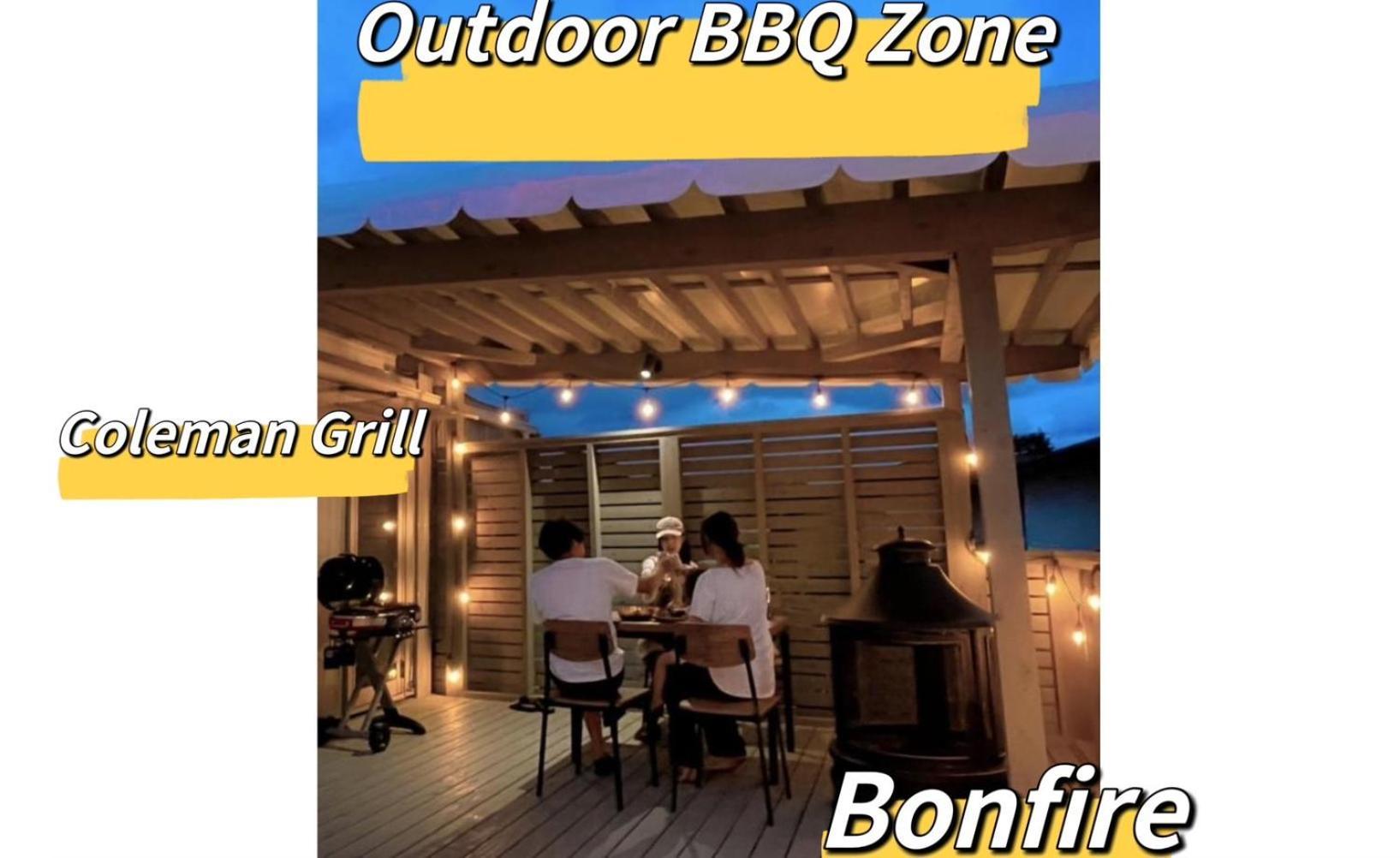 פוג'יקאוואגוצ'יקו Necoana Glamping富士山景bbqトレーラーヴィラ מראה חיצוני תמונה